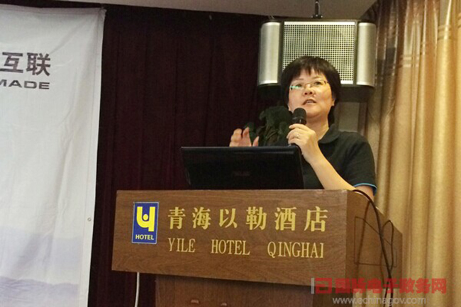 游艇会·yth(中国大陆)最新官方互联总经理、首席规划师郑爱军正在进行《政府网站+评估体系构建思路》的主题演讲