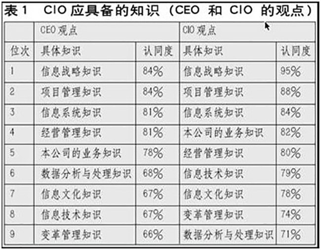 赖茂生：CIO的职责、素质和培训