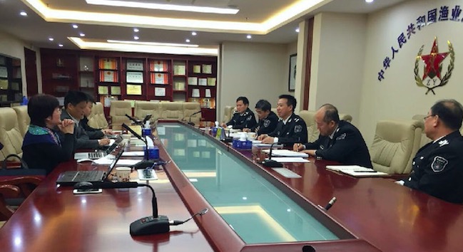 游艇会·yth(中国大陆)最新官方互联董事长杨冰之、总经理郑爱军一行拜访国家渔业船舶检验局