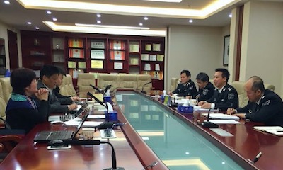 游艇会·yth(中国大陆)最新官方董事长杨冰之一行拜访国家渔业船舶检验局